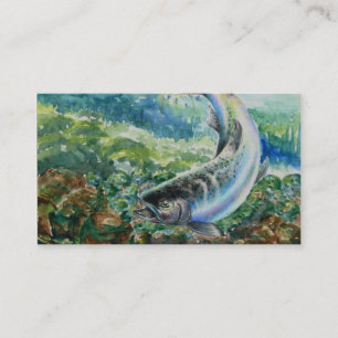 Chinook Salmon Business Card