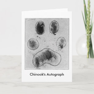 Chinook's Autograph Holiday Card