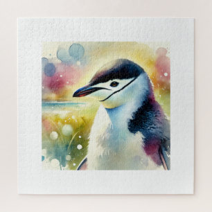 Chinstrap Penguin 210824AREF115 - Watercolor Jigsaw Puzzle
