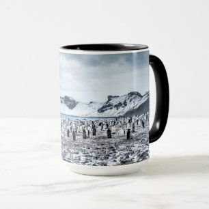 Chinstrap Penguin Colony Landscape Mug