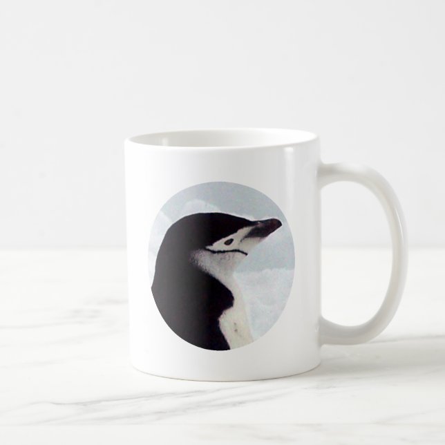 Chinstrap Penguin Portrait Coffee Mug (Right)