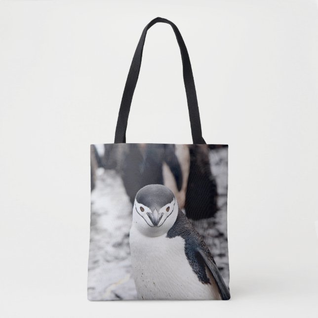 CHINSTRAP PENGUIN TOTE BAG (Front)