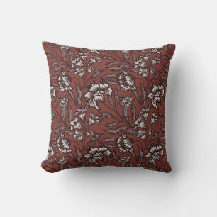 Chintz botanical flora dopamine decor cushion