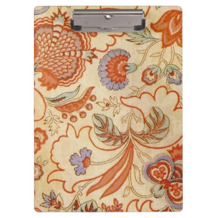 Chintz Paisley Antique Floral Pattern Clipboard