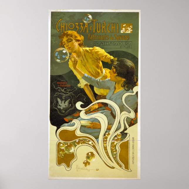 Chiozza e Turchi, fabricants de savons 1899 Poster (Front)