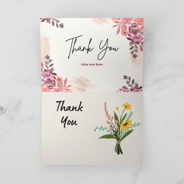 Chip and Dale Tank you card (Inside)