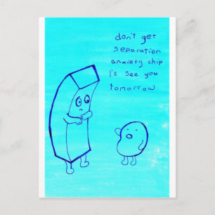 chip and new potato postcard