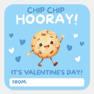 Chip, Chip, Hooray! Valentine Cookie Stickers
