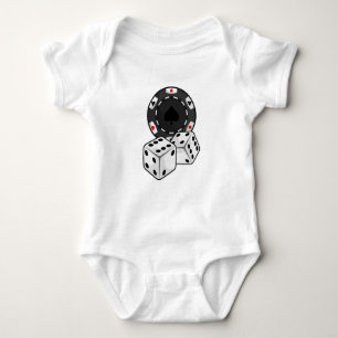 Chip & Dice for Poker Baby Bodysuit