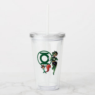 Chip & Green Lantern Acrylic Tumbler