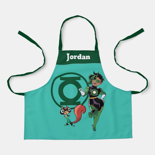 Chip & Green Lantern Apron (Front)