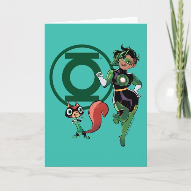 Chip & Green Lantern Card (Front)