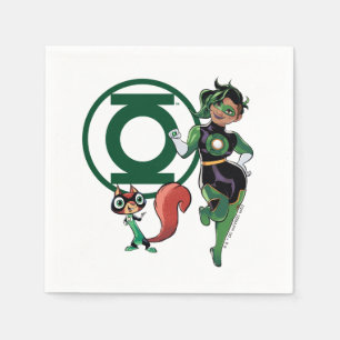 Chip & Green Lantern Napkin