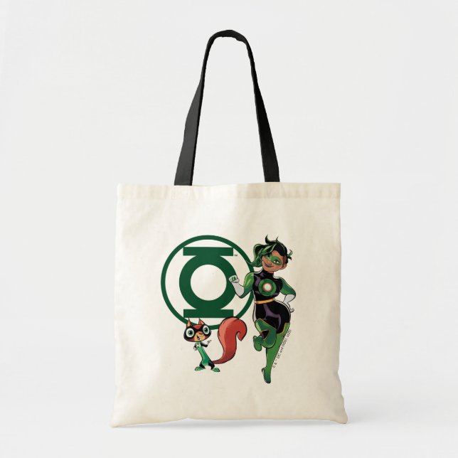 Chip & Green Lantern Tote Bag (Front)