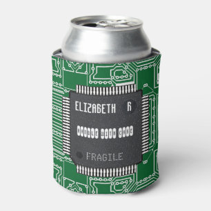 Chip On Printed Circuit Board With Your Name Can Cooler