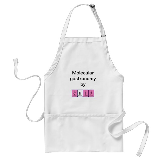 Chip periodic table name apron (Front)