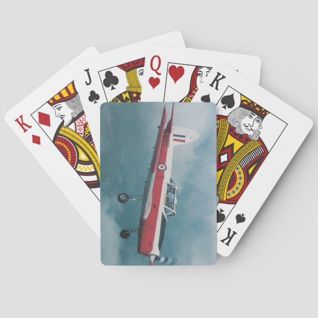 chipmunk aeroplane playing cards (Back)
