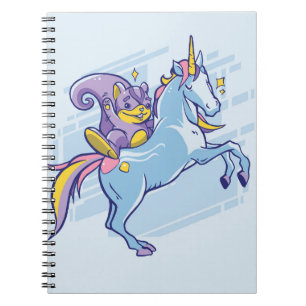 Chipmunk and Unicorn, Magical Friends Notebook