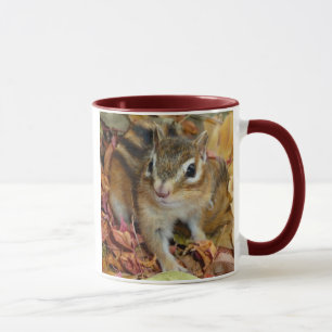Chipmunk , Autumn (15) photo Mug