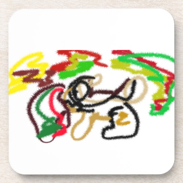 chipmunk autumn coaster (Front)