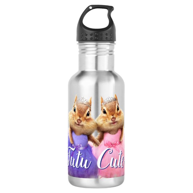 Chipmunk Ballerina Duo 710 Ml Water Bottle (Front)