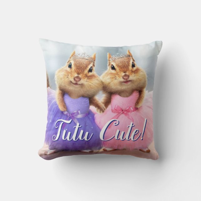 Chipmunk Ballerina Duo Cushion (Front)