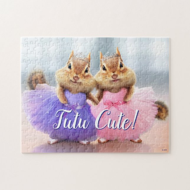Chipmunk Ballerina Duo Jigsaw Puzzle (Horizontal)