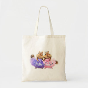 Chipmunk Ballerina Duo Tote Bag