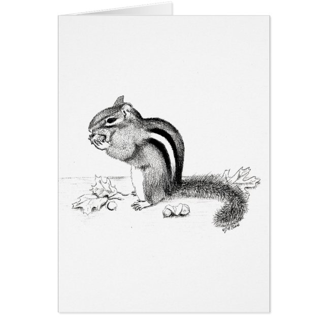 Chipmunk Card (Front)