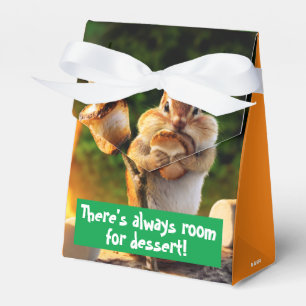 Chipmunk Eating Marshmallow Favour Box