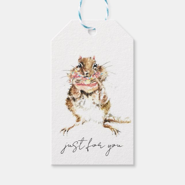 Chipmunk Gift Tags (Front)