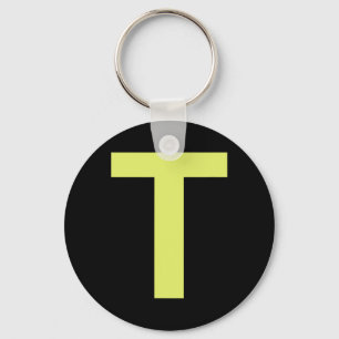 Chipmunk Halloween Carnival Group Costume Letter Key Ring