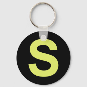 Chipmunk Halloween Carnival Group Costume Letter S Key Ring