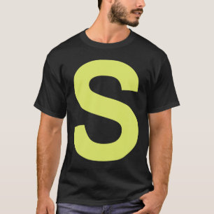 Chipmunk Halloween Carnival Group Costume Letter S T-Shirt