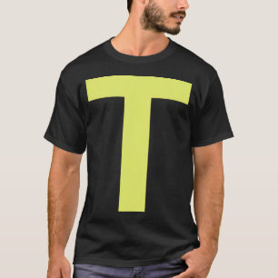 Chipmunk Halloween Carnival Group Costume Letter T T-Shirt
