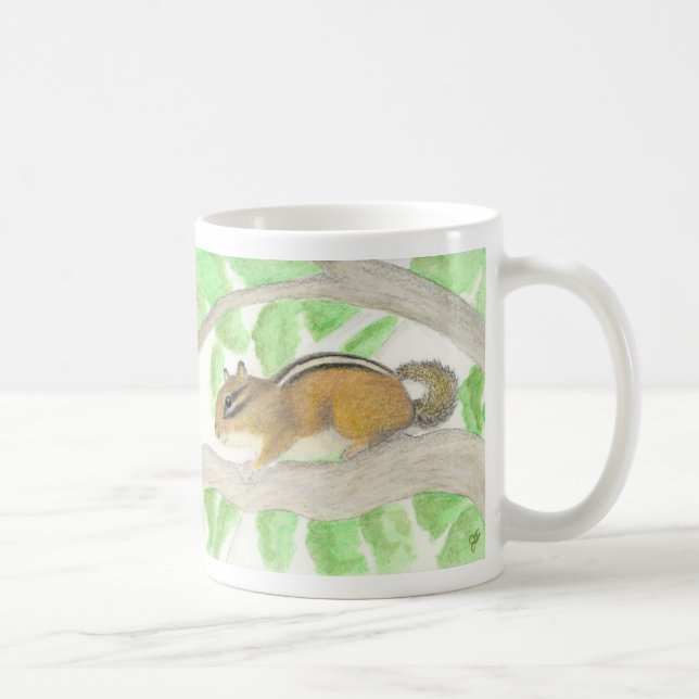 Chipmunk in the Apple Tree Coffee Mug (Right)