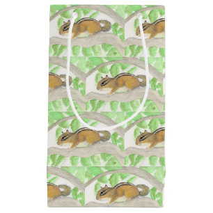 Chipmunk in the Apple Tree Small Gift Bag