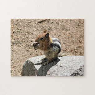 Chipmunk in Yosemite, California Jigsaw Puzzle