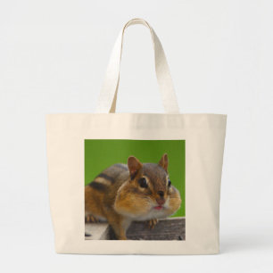 Chipmunk Large Tote Bag