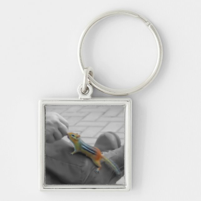 Chipmunk Lunch Key Ring (Front)