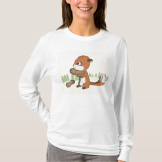 Chipmunk & Peanuts long sleeve shirt for women