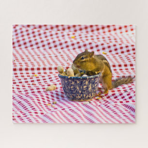 Chipmunk Picnic Jigsaw Puzzle