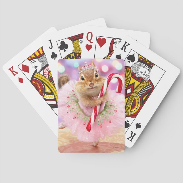 Chipmunk Plum Fairy Playing Cards (Back)
