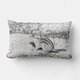 Chipmunk Sketch Lumbar Cushion