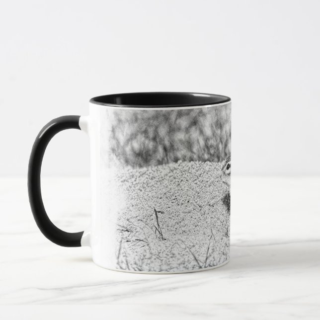 Chipmunk Sketch Mug (Left)