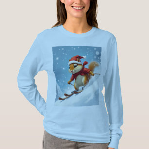 Chipmunk skiing T-Shirt