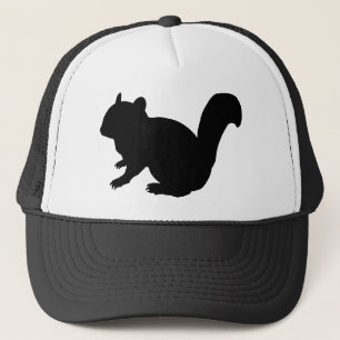 Chipmunk , Squirrel , illustration , (Black) Trucker Hat