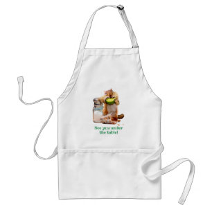 Chipmunk With Lime Standard Apron