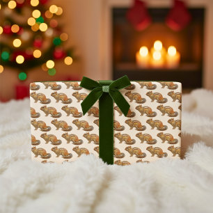 Chipmunk Wrapping Paper Sheets 