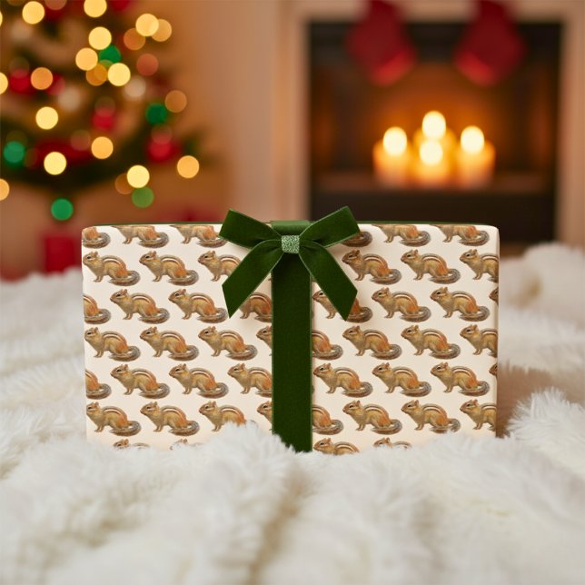 Chipmunk Wrapping Paper Sheets  (Chipmunk Wrapping Paper Sheets)